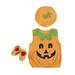 PBaeM Baby Newborn And Toddler Unisex 2Pcs Halloween Printed Top Hat Outfit Sets