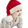 Christmas Hat Santa Hat for Adults Kids Beanie Hat Soft Family Matching Xmas Hat Christmas New Year Gifts Winter Warm Parent-child Woolen Hat