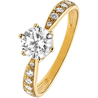 FAVS - Damenring 375er Gelbgold Ringe 1 ct Image