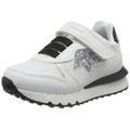 Geox Jungen Mädchen J FASTICS Girl Sneaker, White/Black, 24 EU