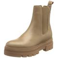 Tommy Hilfiger Damen Mid Boot Stiefel Monochromatic Chelsea Boot Stiefeletten, Braun (Oat Milk), 42 EU