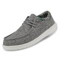 Hey Dude Paul - Herrenschuhe - Farbe Chambray Grey - Freizeitschuhe im Mokassin-Stil - Größe 41