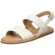 Clarks Damen Karsea Strap Sandal, White Combi, 39.5 EU