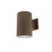 Wac Lighting Ds-Ws06-Fb Tube Architectural 1 Light 10 Tall Led Outdoor Wall Sconce -