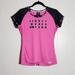 Adidas Tops | Adidas Short Sleeve Aktiv Against Cancer Pink Running Shirt Medium | Color: Black/Pink | Size: M