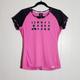 Adidas Tops | Adidas Short Sleeve Aktiv Against Cancer Pink Running Shirt Medium | Color: Black/Pink | Size: M