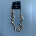 J. Crew Jewelry | Jcrew Gold Pearl Necklace | Color: Gold | Size: Os