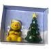 Disney Kitchen | Disney Winnie The Pooh Salt & Pepper Shakers Christmas - Pooh & Christmas Tree | Color: Green/Yellow | Size: Os