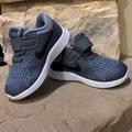 Nike Shoes | Gray Infant Size 5 Velcro Nikes | Color: Gray | Size: 5bb