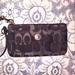 Coach Bags | Coach Black Gray Signature Logo C Silver Medallion Est. 1941 Wristlet Clutch | Color: Black/Gray | Size: Os