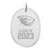 Oregon State Beavers Class of 2023 2.75'' x 3.75'' Glass Oval Ornament