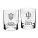 Indiana Hoosiers Class of 2023 14oz. 2-Piece Classic Double Old-Fashioned Glass Set