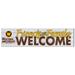Western Michigan Broncos 10'' x 40'' Friends & Family Welcome Sign