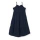 s.Oliver Junior Girls 2130490 Midi Kleid im Stufendesign, blau 5952, 158