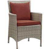 Bocabec Beige Patio Wicker Rattan Dining Armchair by Havenside Home