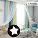 Yipa 1pc Bedroom Blackout Window Curtain Thermal Insulated Room Darkening Curtain Grommet Window Drapes Eyelet Ring Top Curtain Valance Beige Gray W:39 xL:51