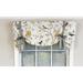 RLF Home Trend Bird Tie-Up Valance Citrine. Coordination Ribbon Tie. 3 Rod Pocket 50 W x 21 L