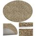 4 6 Round Frieze Style Round Area Rugs 100% PureColor Solution Dyed BCF Polyester Stainproof Yarn Safe for Kids and Pets (Color: Bronzing)