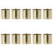 Cups Tealight Holder Metal Cups Empty Holder Christmas Candlestick Gold Tin Candles Aluminum Flat Tapered Iron Base
