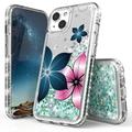 Shinning Diamond Liquid Designed For Apple iphone 13 Mini 5.4 Case Diamond Clear