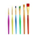 STOBOK 12pcs Kids Painting Brush Painting Pens Art Painting Tool Sets for Watercolor Oil Gouache Painting (Colorful)