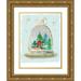 PI Studio 19x24 Gold Ornate Wood Framed with Double Matting Museum Art Print Titled - Holiday Snow Globe III