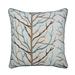 Throw Pillow Covers Blue European Shams 26x26 inch (65x65 cm) Jacquard Euro Pillow Covers Nature & Floral Tree Embroidery Contemporary Euro Sham Covers - Winter Love Tree