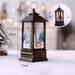 Clearance!Christmas Lamp LED Lantern Hanging Decor Battery Operated Santa Claus Elk Snowman Decoration Lantern Lamp for Patio Garden Holiday Home Wedding Xmas Tree Ornaments (Battery Not Included)