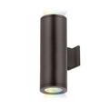 Wac Lighting Ds-Ws05-Ns Tube Architectural 1 Light 7 Tall Led Outdoor Wall Sconce -