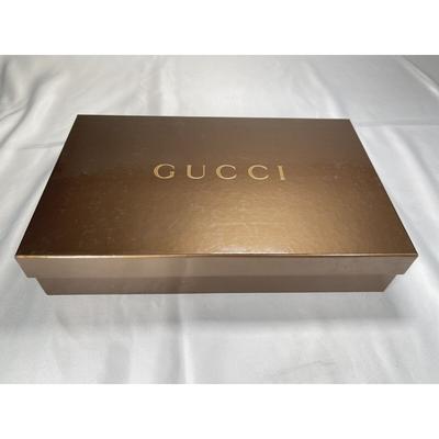 Gucci Other | Authentic Gucci Empty Gift Box 11" X 6.75" X 3.25" With Tissue | Color: Brown | Size: Os