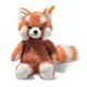 Steiff 075537 Soft Cuddly Friends Benji Roter Panda, Ginger, 28cm