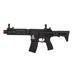 Lancer Tactical Gen 2 AEG Rifle w/ PDW Stock and Short Silencer Black LT-15SBDL-G2