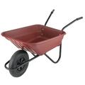 The Bristol Tool Company Shire Burgundy Mucker Plastic Garden/Stable Wheelbarrow 90ltr/120kg