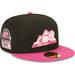 Men's New Era Black/Pink Colorado Rockies 1995 Coors Field Passion 59FIFTY Fitted Hat