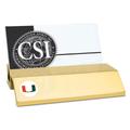 Gold Miami Hurricanes Team Business Card Holder