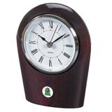 Silver Marshall Thundering Herd Team Palm Desk Clock