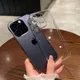 Coque de protection transparente pour appareil photo pour iPhone coque arrière antichoc plastique