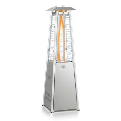 Costway 9500 BTU Portable Stainless Steel Tabletop Patio Heater with Glass Tube
