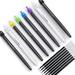 RECHENG retractable cat gel pens Fine Point 0.5mm black ink Cute kitty fun ball point pens for girls kids School Office Supplies 16 pack.