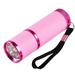 Suzicca Mini Flash Light for LED UV Gel Curing Lamp Light Handheld Nail Dryer Nail Flashlight 9 LEDs 395nm UV Flashlights Detector for Facial