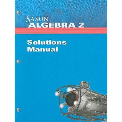 Saxon Algebra Solution Manual