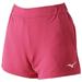 Mizuno 62JB8201 Women s Tennis Wear Game Pants Short Sweat Absorbent Quick Drying Soft Tennis Badminton Berry Pink M