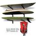 Venom Paddle Board Rack Wall Mounted 3 SUP Storage Rack 3 Level Surfboard Rack Kayak Rack Snowboard Wall Mount Dock Storage Garage Storage Ski Storage Canoe Accessories Holds Up To 240lbs