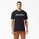 Dickies Men's Short Sleeve Wordmark Graphic T-Shirt - Black Size (WS22B)