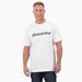 Dickies Men's Short Sleeve Wordmark Graphic T-Shirt - White Size Lt (WS22B)