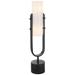 Uttermost Runway Black Metal and Marble Table Lamp