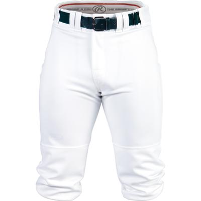 Rawlings Men's Knee-High Baseball Pant White
