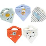 baby triangle towel saliva towel pure cotton baby bib