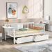 Twin size Daybed with Two Drawers, Wood Slat Support