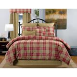 Glasgow red and yellow plaid daybed set